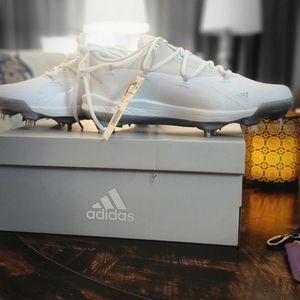 adizero Afterburner 8 men's Football Cleats-New in box w tags-white & silver